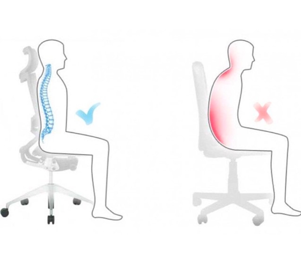 人體工學椅久坐減輕腰痠背痛